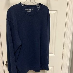 Mizzen + Main Performance Sweatshirt Men’s XXL Navy Pullover